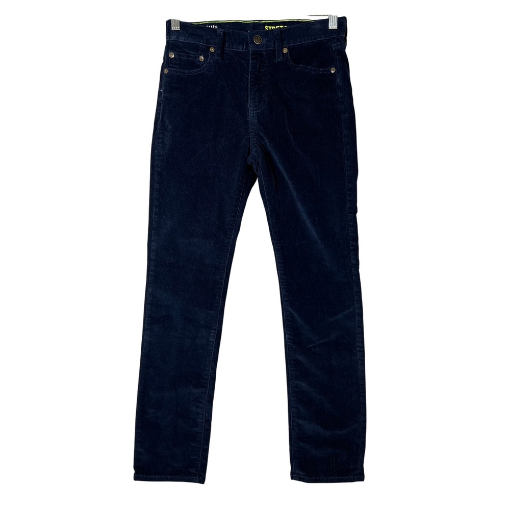 Crewcuts By J Crew Kids Size 12 Navy Blue‎ Corduroy Stretch Pants Preppy School